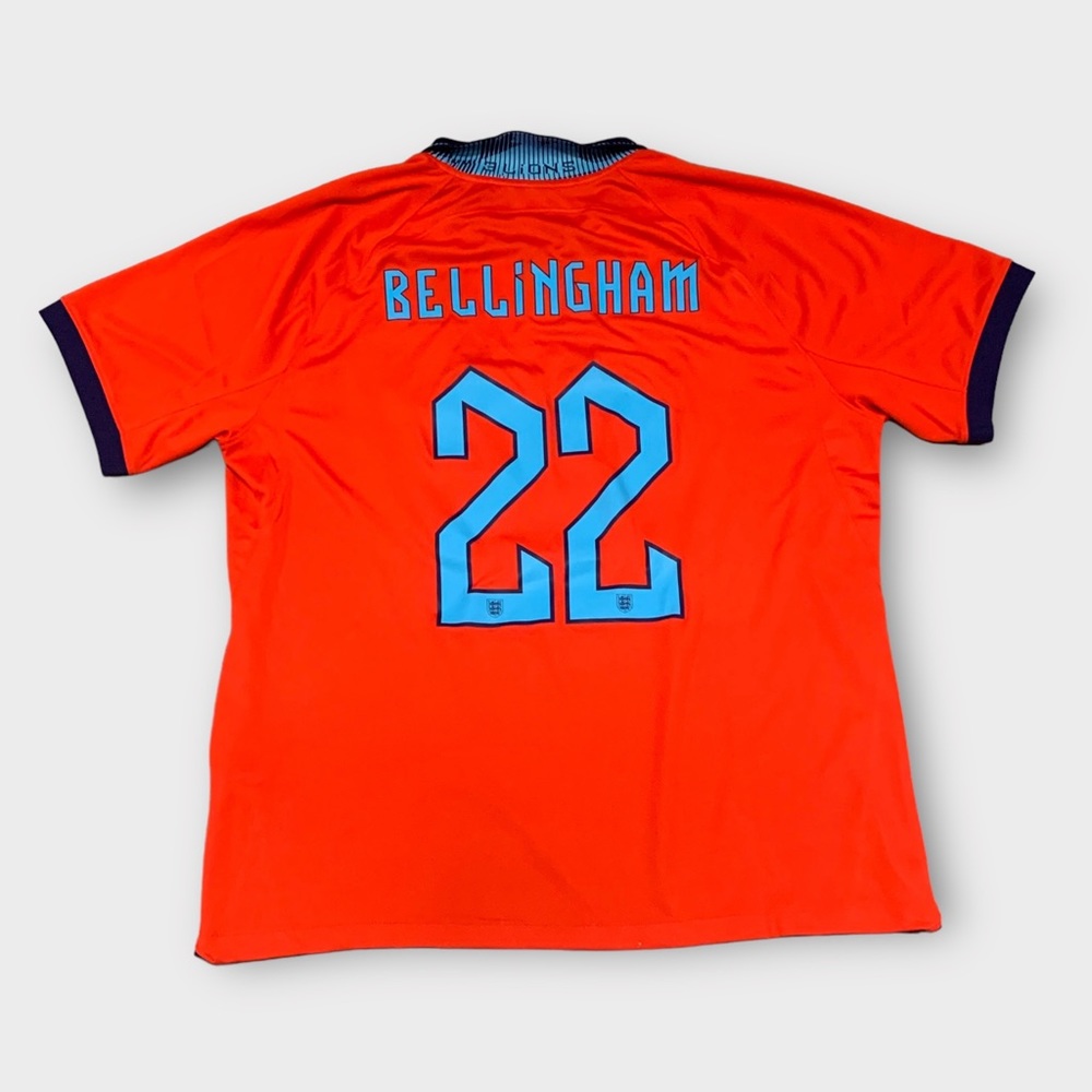 England Jude Bellingham 2022 World Cup Nike Jersey
